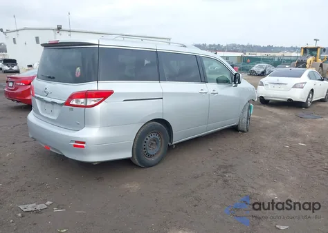 2012 Nissan Quest S from USA, damaged, VIN JN8AE2KP1C9048221